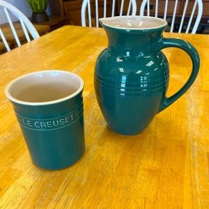 Le Creuset Pitcher & Utensil Holder VTG